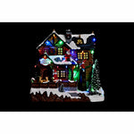 Minihaus DKD Home Decor Bunt Musikalisch 25,5 x 21 x 25 cm Beweglichen LED Leicht