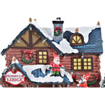 Minihaus DKD Home Decor Bunt Musikalisch 25,5 x 21 x 25 cm Beweglichen LED Leicht