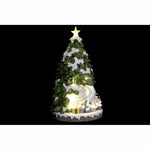 Weihnachtsbaum DKD Home Decor Beweglichen LED Leicht Musikalisch Bunt Harz 23 x 23 x 42 cm (3 Stück)