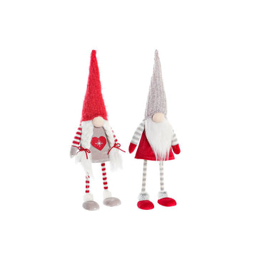 Deko-Figur DKD Home Decor Weihnachten Zwerg Polyester (15 x 12 x 55 cm) (2 Stück)