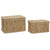 Truhensatz DKD Home Decor natürlich Bambus Schnur 74 x 46 x 46 cm (2 Stück)