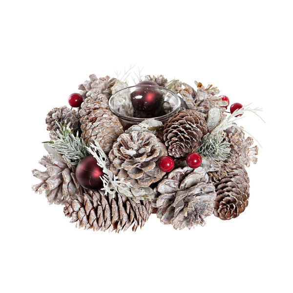 Weihnachtliche Kerzenhalter DKD Home Decor (19 x 19 x 9 cm)