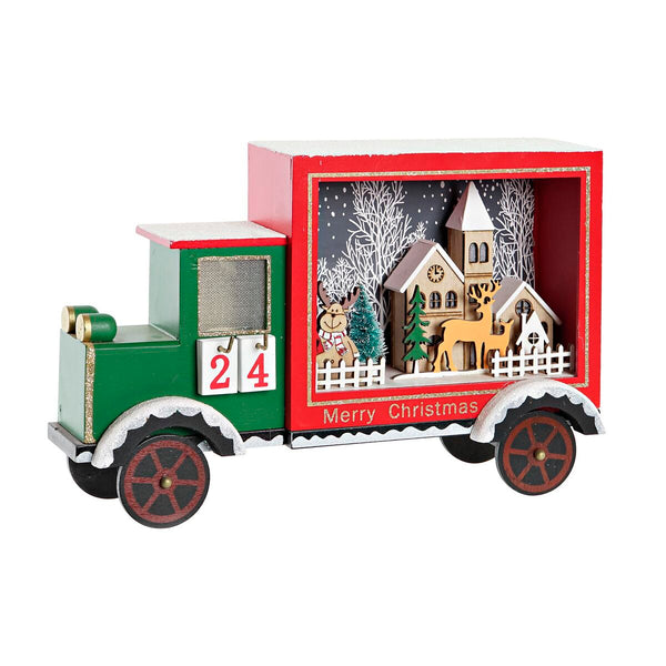 Adventskalender DKD Home Decor Lkw LED Leicht