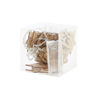 LED-Lichterkette DKD Home Decor Rentier Glocken Braun 6,5 x 1,4 x 5,8 cm