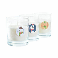 Kerze DKD Home Decor Weihnachten Schneemann (3 Stück)