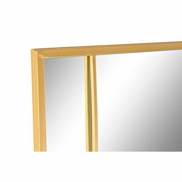 Wandspiegel DKD Home Decor Gold Kristall Eisen 90 x 2 x 180 cm