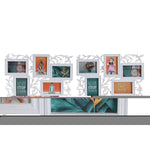 Fotorahmen DKD Home Decor Kristall Weiß PP Urban (52,5 x 2 x 35 cm) (2 Stück)