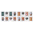 Fotorahmen DKD Home Decor 8 fotos Kristall Weiß PP (58 x 2 x 37,5 cm) (2 Stück)