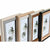 Fotorahmen DKD Home Decor Grau Beige Braun Weiß Tropical Holz MDF (15 x 1,5 x 20 cm) (4 Stück)