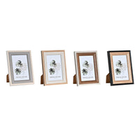 Fotorahmen DKD Home Decor Grau Beige Braun Weiß Tropical Holz MDF (15 x 1,5 x 20 cm) (4 Stück)