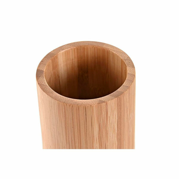 Zahnbürstenhalter DKD Home Decor Bambus 7 x 7 x 11 cm