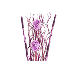 Strauss DKD Home Decor Rosa Lila Weiß Getrocknete Blume (30 x 30 x 100 cm) (2 Stück)