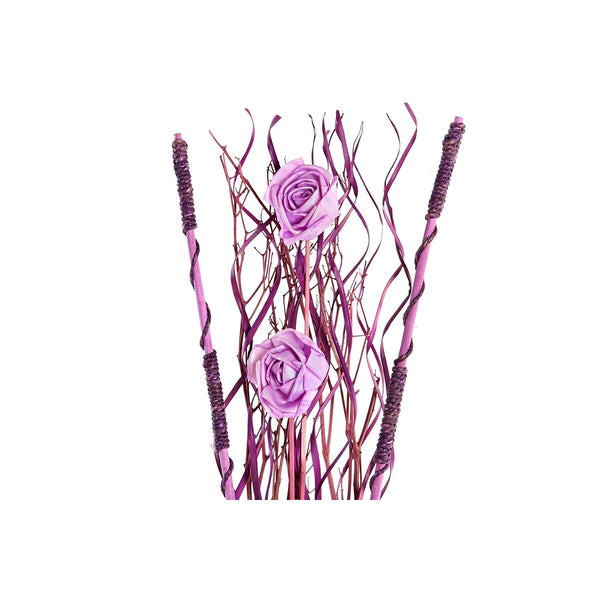 Strauss DKD Home Decor Rosa Lila Weiß Getrocknete Blume (30 x 30 x 100 cm) (2 Stück)