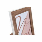Fotorahmen DKD Home Decor Kristall Weiß Holz MDF (27,5 x 1,5 x 32,5 cm)