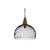 Deckenlampe DKD Home Decor natürlich Schwarz Metall Holz 50 W 36 x 36 x 40 cm