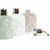 Seifenspender DKD Home Decor Kristall ABS 350 ml (8 x 8 x 14 cm) (3 Stück)