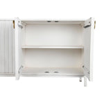 Anrichte DKD Home Decor Weiß Metall Mango-Holz 152 x 40 x 77 cm