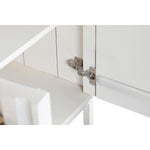 Anrichte DKD Home Decor Weiß Metall Mango-Holz 152 x 40 x 77 cm