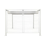 Pergola DKD Home Decor Weiß 296 x 296 x 225 cm Stahl