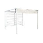 Pergola DKD Home Decor Weiß 296 x 296 x 225 cm Stahl