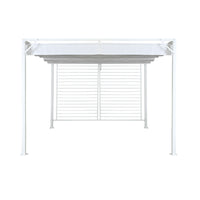 Pergola DKD Home Decor Weiß 296 x 296 x 225 cm Stahl