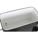 Tragbarer Kühlschrank DKD Home Decor 74 x 43 x 83 cm Schwarz Stahl Aluminium Polypropylen 56 L