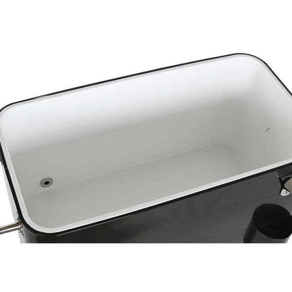 Tragbarer Kühlschrank DKD Home Decor 74 x 43 x 83 cm Schwarz Stahl Aluminium Polypropylen 56 L