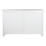 Anrichte DKD Home Decor Weiß Grau Dunkelbraun Kristall Mango-Holz 165 x 45,7 x 105,4 cm