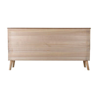 Anrichte DKD Home Decor Gold Hellbraun Paulonia-Holz Holz MDF 157 x 40 x 80 cm
