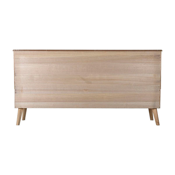 Anrichte DKD Home Decor Gold Hellbraun Paulonia-Holz Holz MDF 157 x 40 x 80 cm