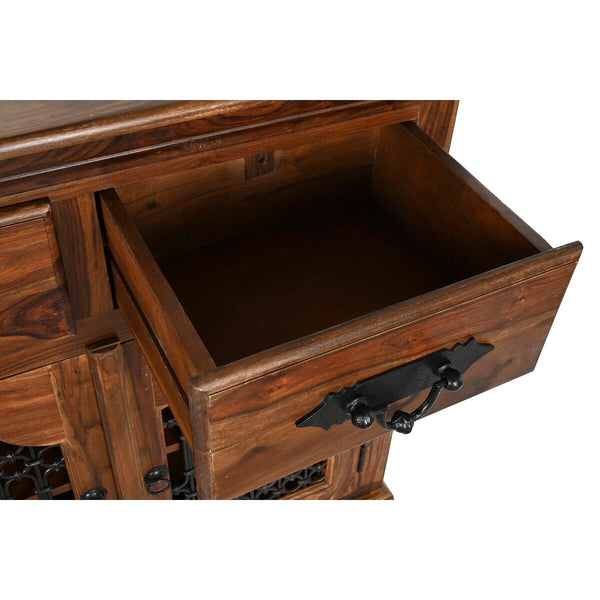 Anrichte DKD Home Decor Holz Metall Dunkelbraun (90 x 40 x 90 cm)