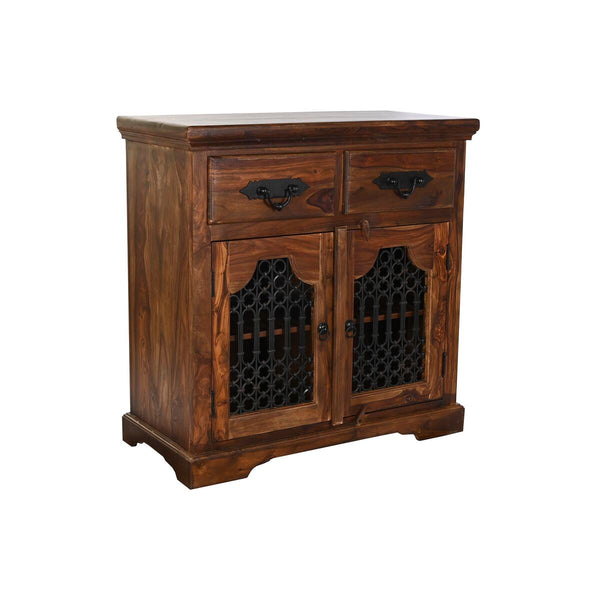 Anrichte DKD Home Decor Holz Metall Dunkelbraun (90 x 40 x 90 cm)