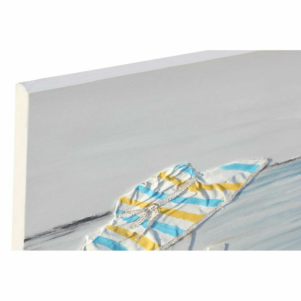 Leinwand DKD Home Decor Leinwand Holz MDF 90 x 2,5 x 60 cm