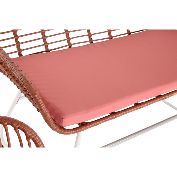 Gartenmöbel DKD Home Decor Weiß Terrakotta 124 x 74 x 84 cm (4 Stücke)