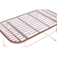 Gartenmöbel DKD Home Decor Weiß Terrakotta 124 x 74 x 84 cm (4 Stücke)