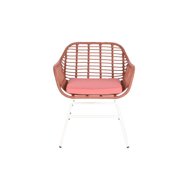 Gartenmöbel DKD Home Decor Weiß Terrakotta 124 x 74 x 84 cm (4 Stücke)
