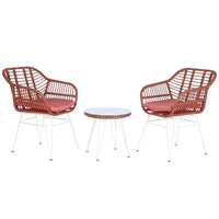 Tisch-Set mit 2 Stühlen DKD Home Decor 56 x 57,5 x 82 cm