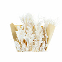 Strauss DKD Home Decor Beige Gelb Getrocknete Blume (10 x 5 x 18 cm) (2 Stück)