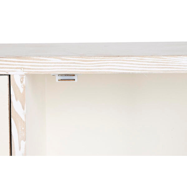 Anrichte DKD Home Decor Tanne Baumwolle Weiß (120 x 35 x 80 cm)