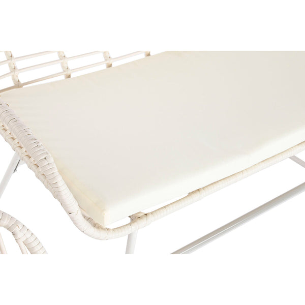 Gartenmöbel DKD Home Decor Weiß 124 x 74 x 84 cm (4 Stücke)