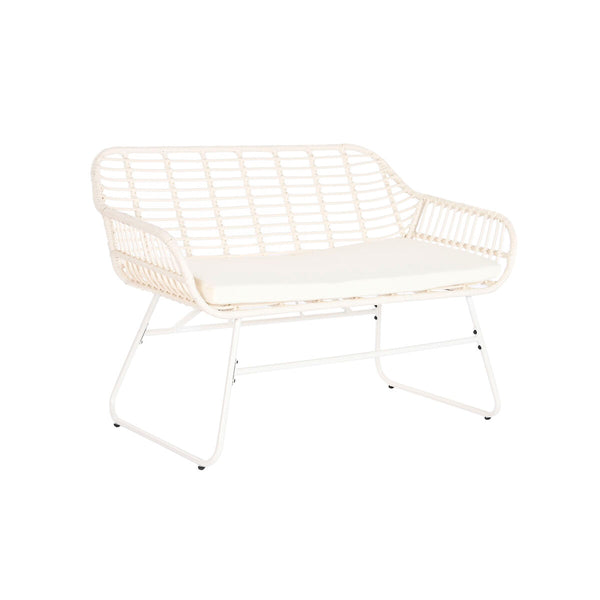 Gartenmöbel DKD Home Decor Weiß 124 x 74 x 84 cm (4 Stücke)