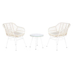 Tisch-Set mit 2 Stühlen DKD Home Decor 56 x 57,5 x 82 cm