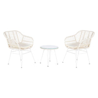 Tisch-Set mit 2 Stühlen DKD Home Decor 56 x 57,5 x 82 cm