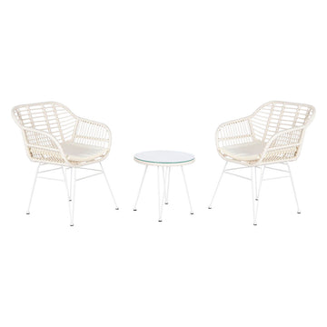 Tisch-Set mit 2 Stühlen DKD Home Decor 56 x 57,5 x 82 cm