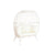 Gartenstuhl DKD Home Decor 130 x 68 x 146 cm Synthetischer Rattan Stahl Weiß