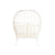 Gartenstuhl DKD Home Decor 130 x 68 x 146 cm Synthetischer Rattan Stahl Weiß