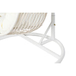 Hängender Gartenstuhl DKD Home Decor Weiß Metall Aluminium Synthetischer Rattan 94 x 100 x 196 cm