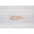 Tablett für Snacks DKD Home Decor Hellbraun natürlich Herz Tropical 35 x 24 x 4 cm