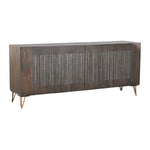 Anrichte DKD Home Decor Braun Metall Mango-Holz 177 x 45 x 77 cm