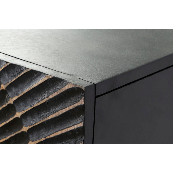 Anrichte DKD Home Decor Schwarz Gold Metall Mango-Holz 81 x 45 x 75 cm